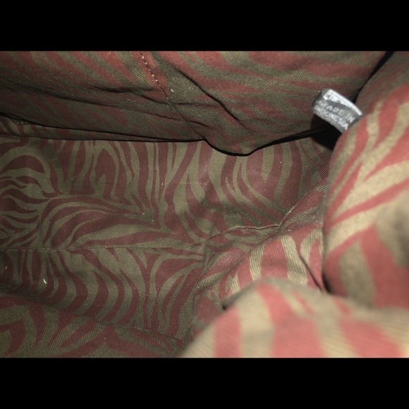 Purple leather satchel - Picture 5 of 10